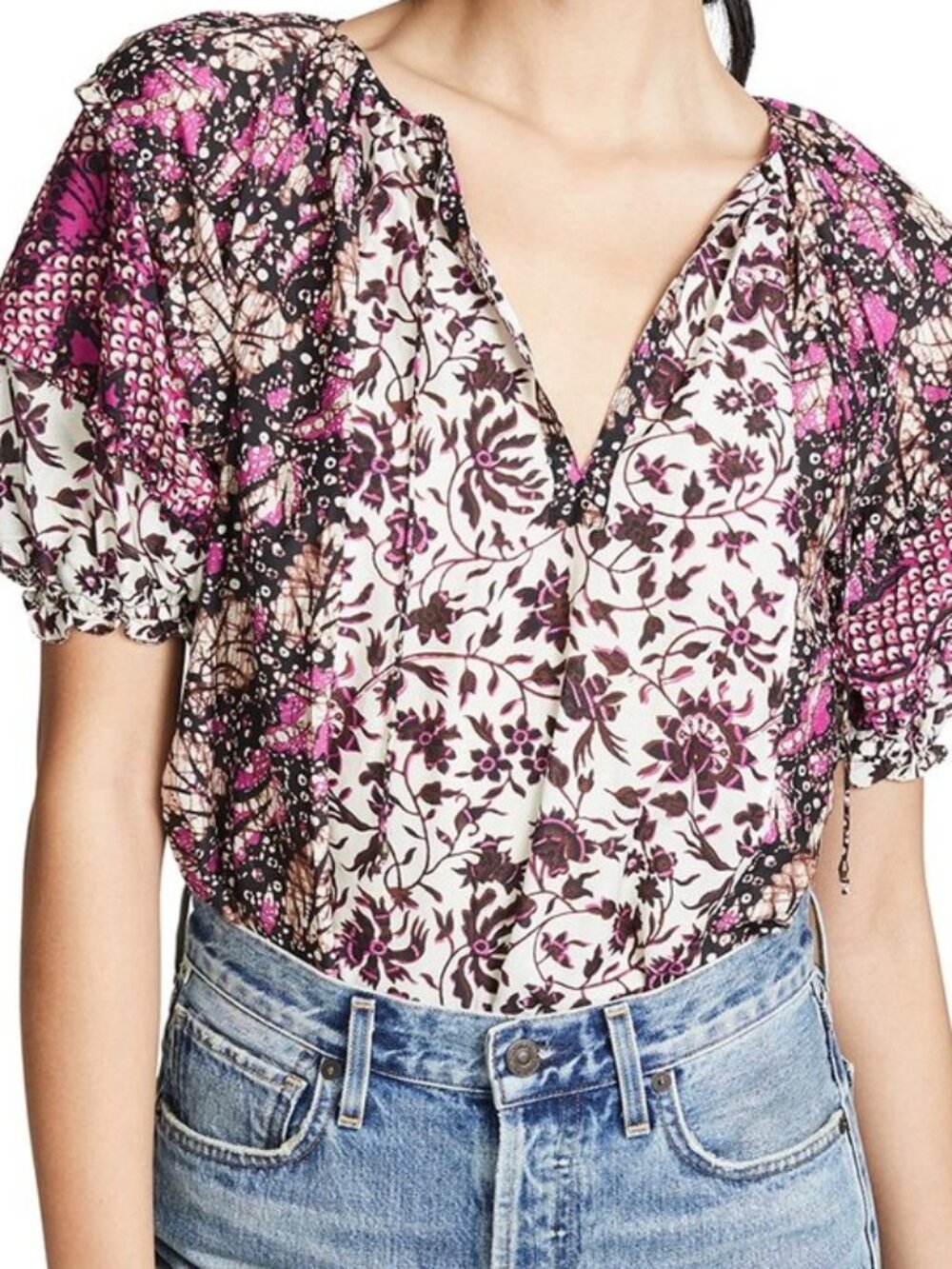 Ulla Johnson Patchwork Patik Pink Prints